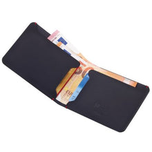 Load image into Gallery viewer, Troika Slim Wallet &amp; Credit Card Case with RFID Fraud Protection in Black
