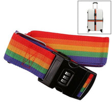 Load image into Gallery viewer, Mihuis Multi-Colour Suitcase Luggage Security Strap Belt with Lock
