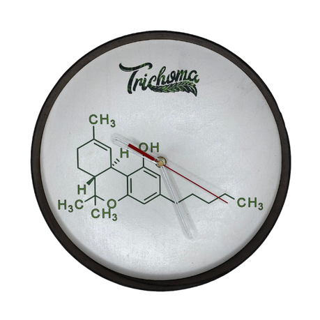 Trichoma THC Molecule Wall Clock