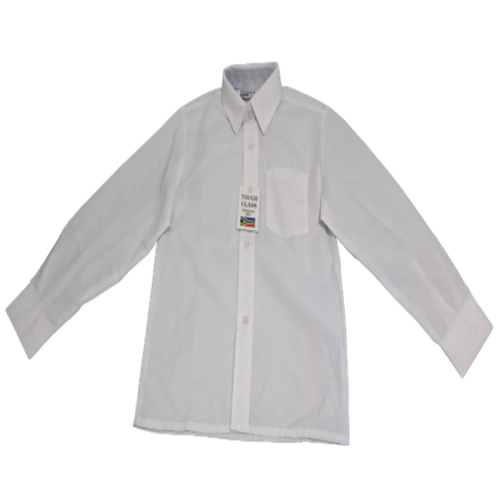 Easy Care Neck Long Sleeve School Shirt- S/M Buy Online in Zimbabwe thedailysale.shop