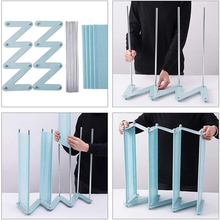 Load image into Gallery viewer, 4-Tier Z Shaped Shoe Rack - Blue
