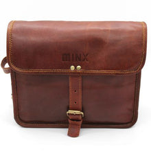 Load image into Gallery viewer, Minx Genuine Buffalo Leather Messenger Bag with Buckle
