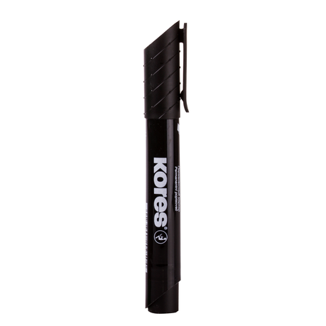 Kores K-Marker Permanent Markers Round Tip - Black (Box of 12)