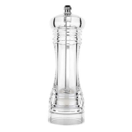 Acrylic and Stainless Steel Salt or Pepper Grinder (16cm) Buy Online in Zimbabwe thedailysale.shop