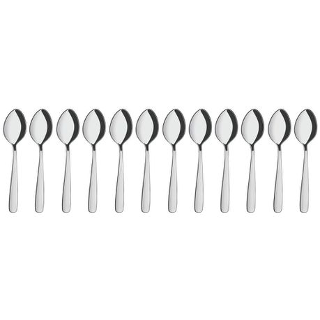 Tramontina 12pc Dessert Spoon, Amazonas, Stainless Steel Dishwasher Safe