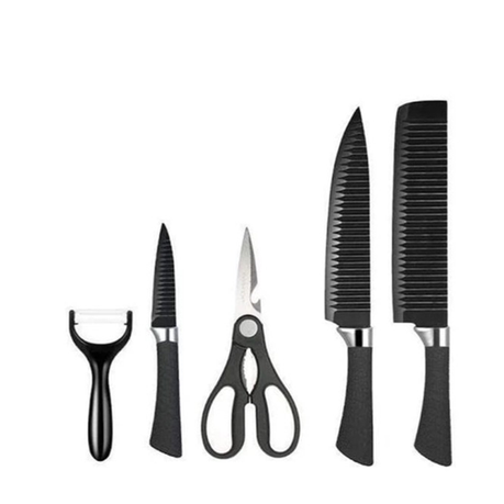 Condere Home Non-stick Coated Kitchen Knife (5 Piece Set)