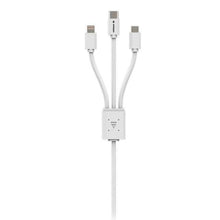 Load image into Gallery viewer, Intouch Dual T/Charger 2.4a Wht + 3 Prong Cable
