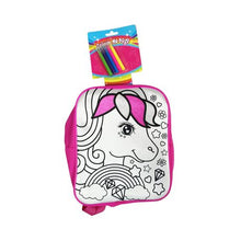 Load image into Gallery viewer, Roly Polyz Colour In Unicorn Backpack
