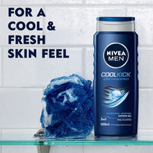 Load image into Gallery viewer, NIVEA MEN Cool Kick Shower Gel/Body Wash - 500ml
