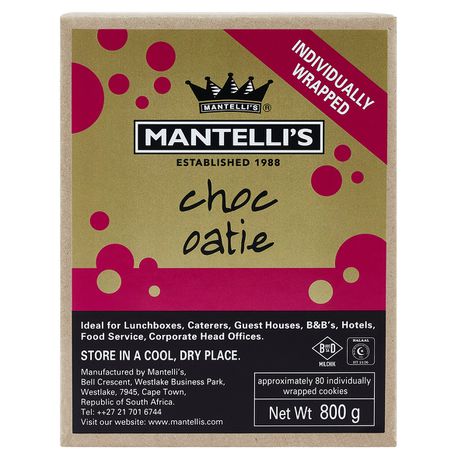 Mantelli's - Choc Oatie Funky Mini's 800g Buy Online in Zimbabwe thedailysale.shop