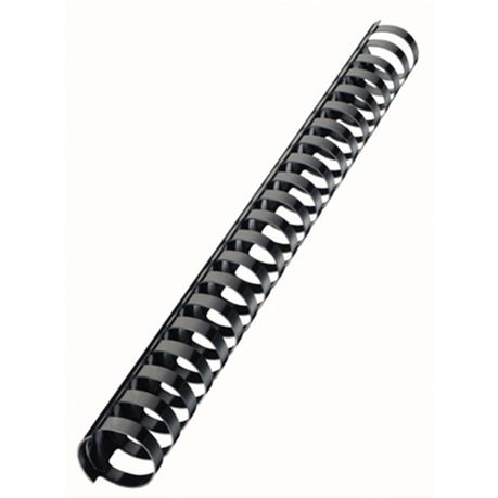 GBC: 45mm 21 Loop PVC Binding Combs - Black (50 Pack)