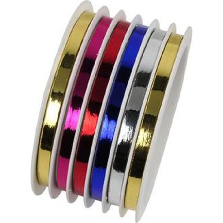 Ribbon - Christmas Metallic Ribbon Spool 60m