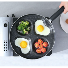 Load image into Gallery viewer, 4 - Hole Egg Frying Pan With Hearts And Circles
