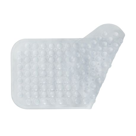 Non-Slip PVC Bathroom Bath/Shower Mat Polka Dot Texture Transparent Clear L Buy Online in Zimbabwe thedailysale.shop