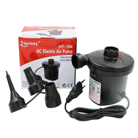 Stermay AC High Electric Air Pump 230V for Mattresses, Floats &Loungers Buy Online in Zimbabwe thedailysale.shop