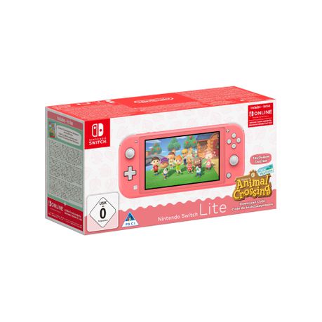 Nintendo Switch Lite Coral + Animal Crossing (Bundle) Buy Online in Zimbabwe thedailysale.shop