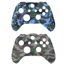 Load image into Gallery viewer, Unibright  Silicone Covers (Pack of 2) Blue and Brown Camo for Xbox ONE
