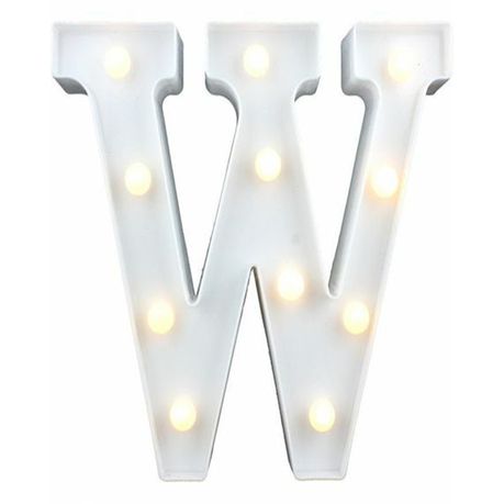 LED Lights Letter -W Buy Online in Zimbabwe thedailysale.shop