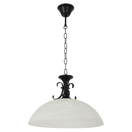 Zebbies Lighting - Soho - Matt Black Chandelier with Alabaster Glass Buy Online in Zimbabwe thedailysale.shop