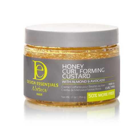 Design Essentials Almond & Avocado Honey Curl Forming Custard 354g