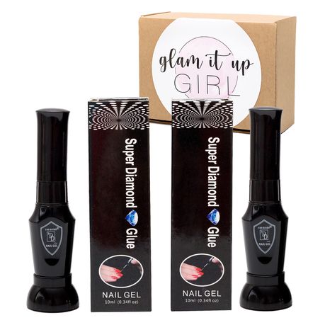 Glam It Up Girl/Super Diamond Nail Art Glue - Pack of 2 Buy Online in Zimbabwe thedailysale.shop