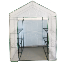 Load image into Gallery viewer, Tiered Walk-in Greenhouse 8 Shelves
