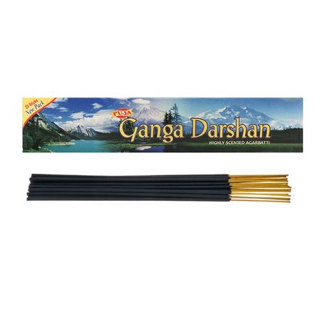 Puja Incense Sticks Highly Scented Agarbatti - Ganga Darshan - 240 Sticks Buy Online in Zimbabwe thedailysale.shop