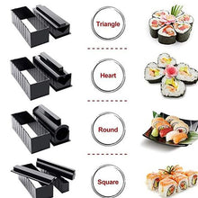 Load image into Gallery viewer, Creative 11 in 1 DIY Sushi Mold and Roll Set with Sushi Knife
