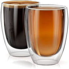 Load image into Gallery viewer, Soul Lifestyle 350ml Double Wall Glass Mug Set of 2
