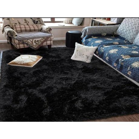 Black Fluffy Carpet Buy Online in Zimbabwe thedailysale.shop