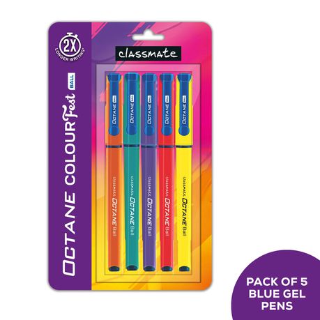 Classmate Octane Ball Pen Colour Fest Series Blue