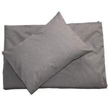 Load image into Gallery viewer, Lush Living Baby Duvet Cover Set Cotton - Dark Grey - 80 x 120cm
