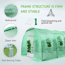 Load image into Gallery viewer, Greenhouse Tunnel Gardening Grow Tent 4m x 3m x 2m
