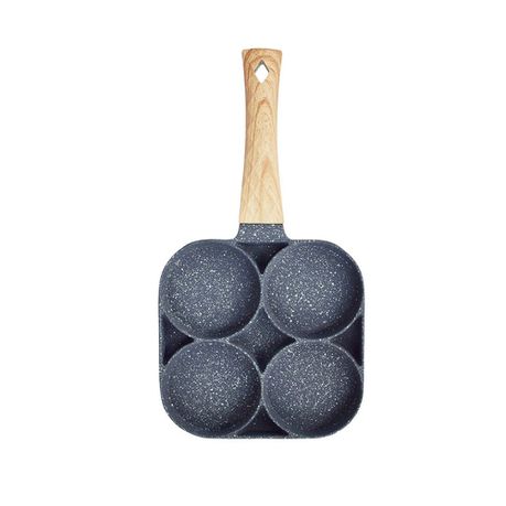 Four-Hole Non-Stick Thick Breakfast Cooking Pan Buy Online in Zimbabwe thedailysale.shop