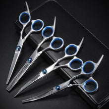 Load image into Gallery viewer, Pet Hairdressing Scissors Kit Professional 6 Piece
