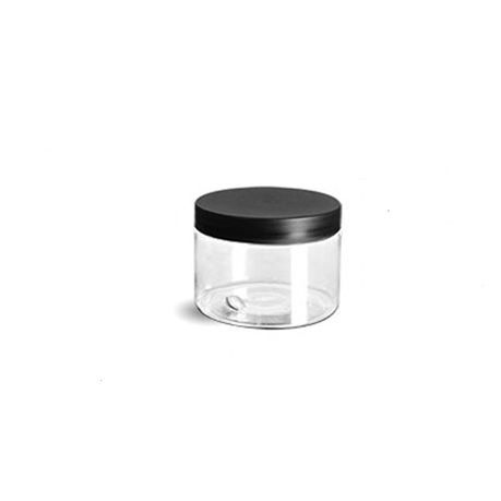 Clear Plastic Jars - Pack of 10 - 250ml