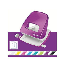 Load image into Gallery viewer, Leitz: Wow Office 2 Hole Metal Punch - Purple
