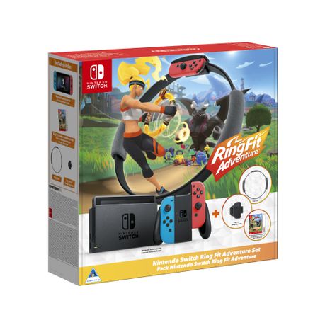 Nintendo Switch + Ring Fit Adventure Bundle Buy Online in Zimbabwe thedailysale.shop