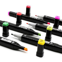 Load image into Gallery viewer, 36 Set Dual Tip Alcohol Marker Highlighter Fineliner Paint Pens Arts Crafts
