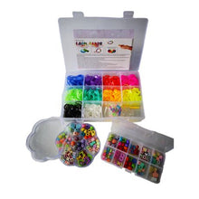 Load image into Gallery viewer, Loom Bands &amp; Beads Activity 1200 pc Set - Jewelry DIY Activity  Set
