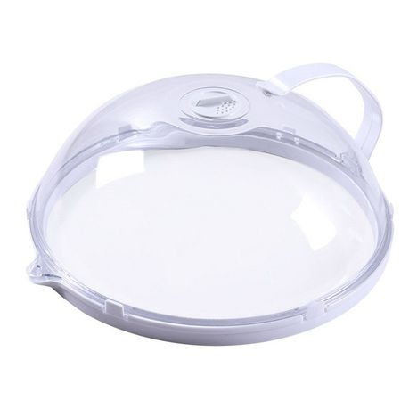 Kitchen Microwave Food Anti-Sputtering Cover With Handle Buy Online in Zimbabwe thedailysale.shop