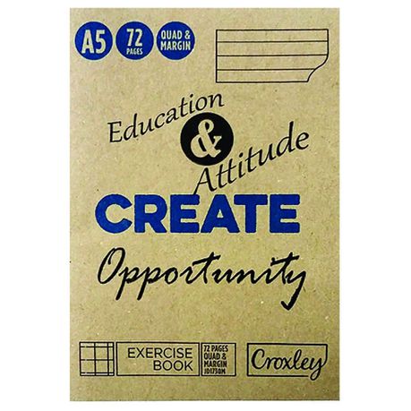 Croxley JD173 72 Page A5 Q&M Exercise Book (20 Pack)