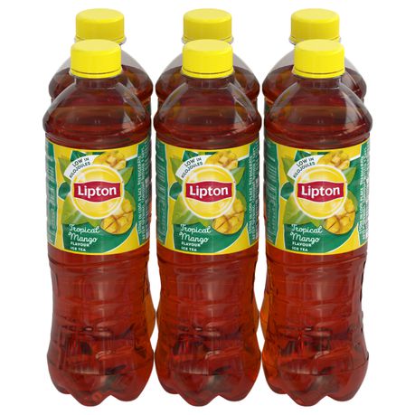 Lipton Tropical Mango Ice Tea 6 x 500ml Buy Online in Zimbabwe thedailysale.shop