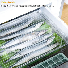 Load image into Gallery viewer, (JD-8103S) Storage Organising Fridge Bin Clear Acrylic Square Small
