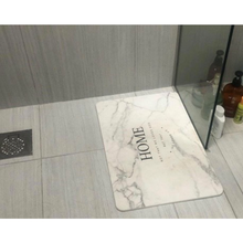 Load image into Gallery viewer, Hard Organic Diatomite Stone Mud Mat Bathroom Printed - Crispy White
