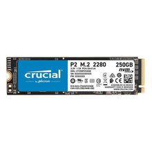 Load image into Gallery viewer, Crucial P2 250GB PCIE NVME M.2 SSD - Black
