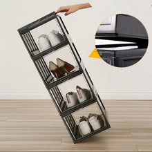 Load image into Gallery viewer, Anti-dust Thicken Transparent Stackable Drawer Type Magnet Shoe Box
