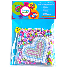 Load image into Gallery viewer, JKA - Rainbow &amp; Heart - Double Combo Kit - Iron On Bead Craft Toy
