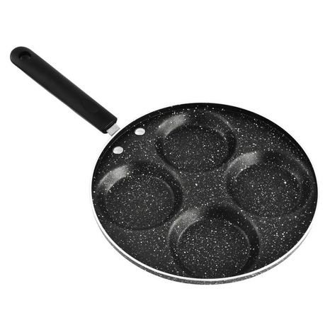 24cm Frying Pan With 4 Round Holes - Marble Coating Buy Online in Zimbabwe thedailysale.shop