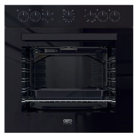 Defy - DBO 482 Slimline Oven- Static- Black- Undercounter Buy Online in Zimbabwe thedailysale.shop